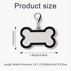 Personalized Dog Tags Engraved Pet Name and Phone Custom Bone Shape