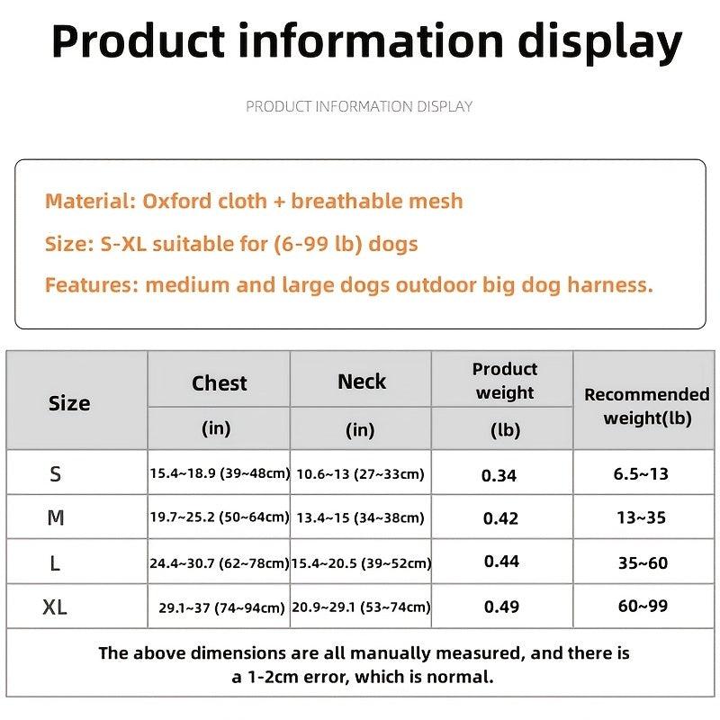 No Pull Dog Vest Harness for Small and Medium Dogs