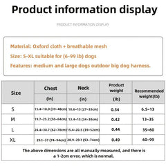 No Pull Dog Vest Harness for Small and Medium Dogs