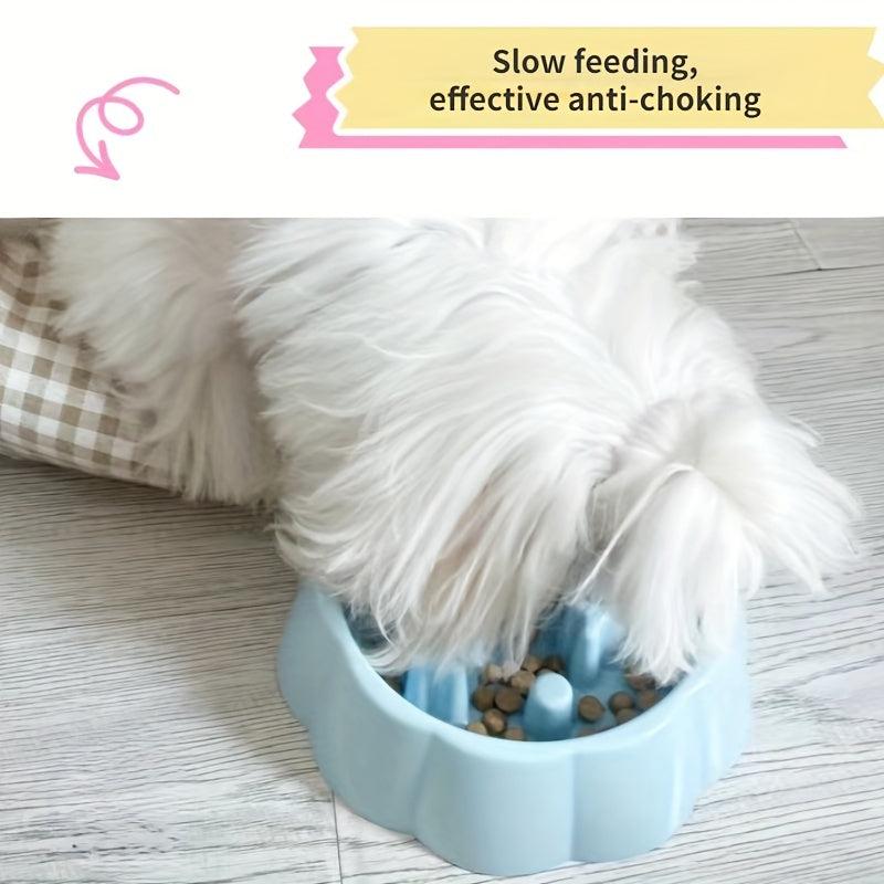 Slow Feeder Dog Bowl Anti choking Puzzle Food Bowl Anxiety Relief