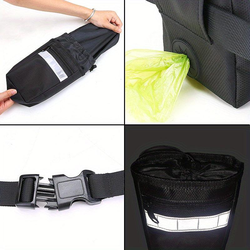 Pet Dog Treat Storage Pouch Reflective Dog Treat Bag Outdoor Walking Travel