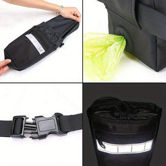 Pet Dog Treat Storage Pouch Reflective Dog Treat Bag Outdoor Walking Travel