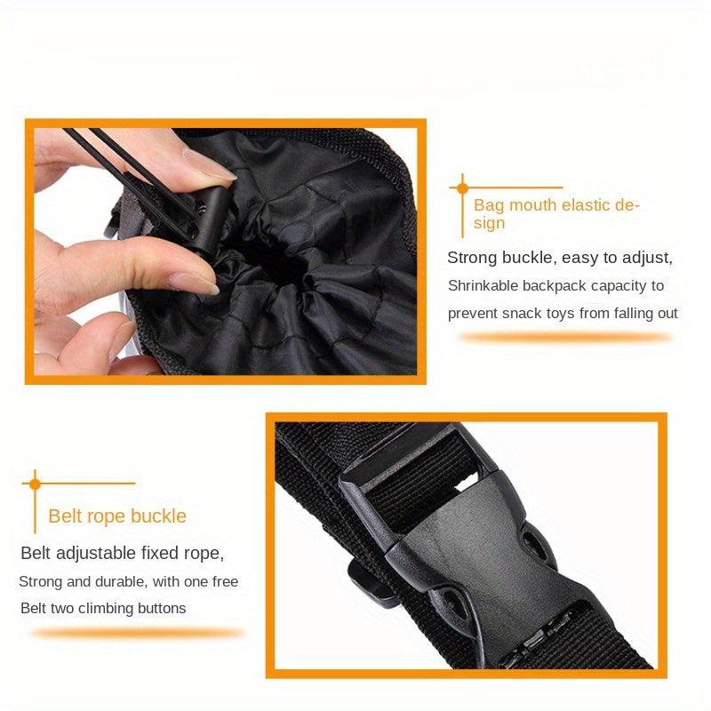 Pet Dog Treat Storage Pouch Reflective Dog Treat Bag Outdoor Walking Travel