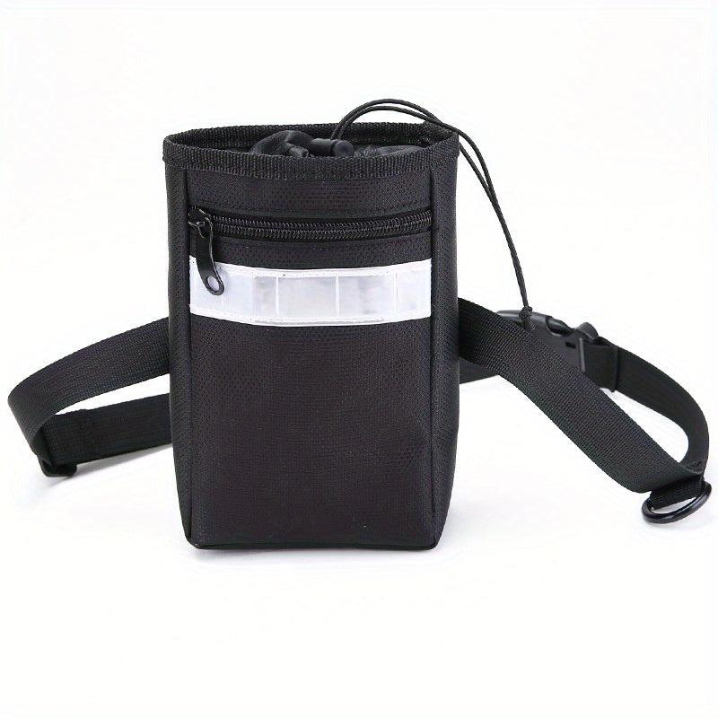 Pet Dog Treat Storage Pouch Reflective Dog Treat Bag Outdoor Walking Travel