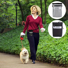 Pet Dog Treat Storage Pouch Reflective Dog Treat Bag Outdoor Walking Travel