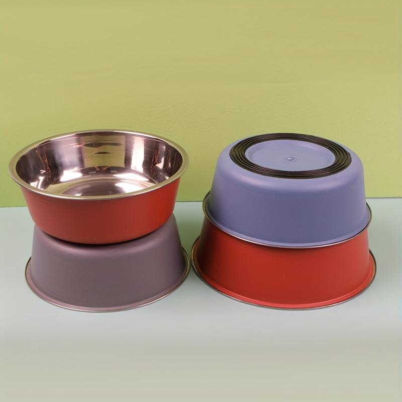 Stainless Steel Non-Slip Dog Bowl for Indoor Dogs