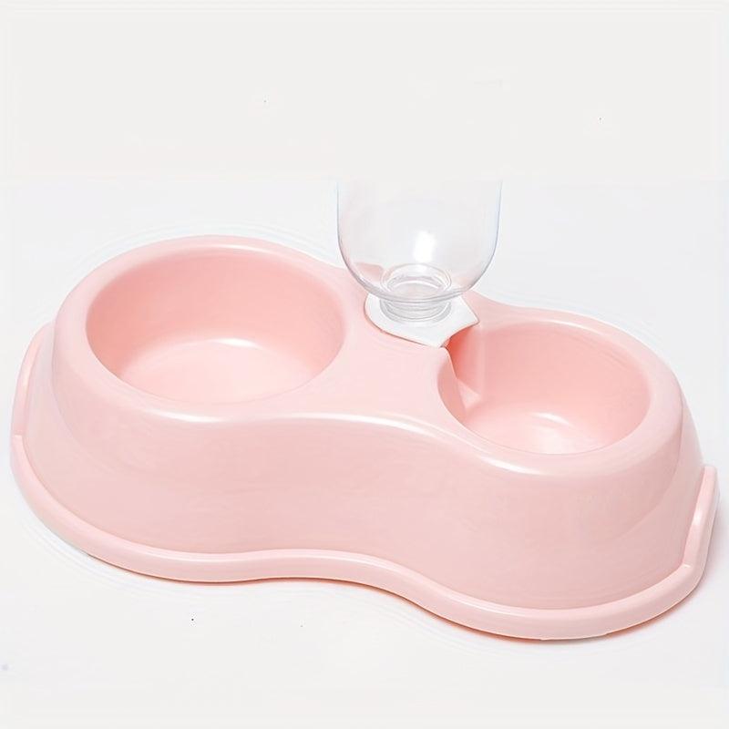 Stylish Double Bowl & Drinking Bottle Set for Pets