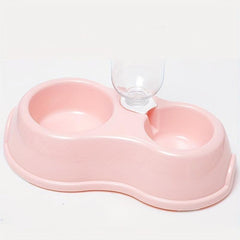 Stylish Double Bowl & Drinking Bottle Set for Pets