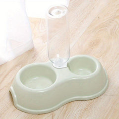 Stylish Double Bowl & Drinking Bottle Set for Pets