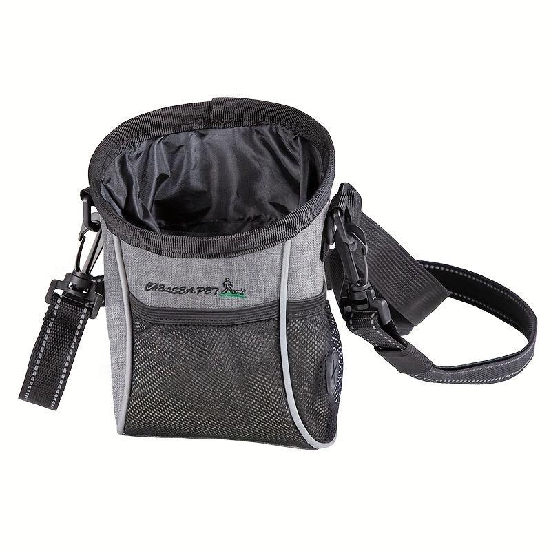 Portable Dog Treat Pouch Bag with Waist & Shoulder Straps