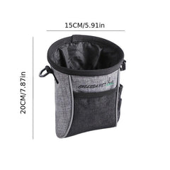 Portable Dog Treat Pouch Bag with Waist & Shoulder Straps