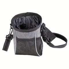 Portable Dog Treat Pouch Bag with Waist & Shoulder Straps