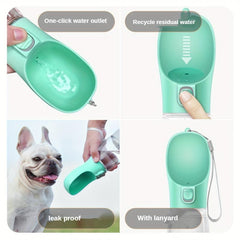 Leak Proof Portable Dog Water Dispenser for Walking and Travel