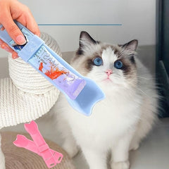 Cat Strip Squeeze Spoon Feeder For Lickable Wet Treats