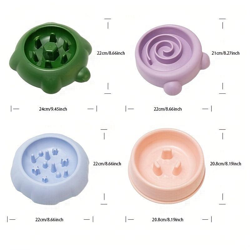 3pcs Set Cat Slow Feeding Bowls Non slip Anti choking Cat Puzzle Food Bowl