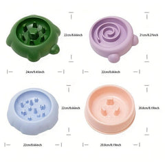 3pcs Set Cat Slow Feeding Bowls Non slip Anti choking Cat Puzzle Food Bowl