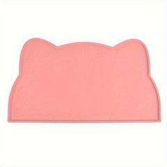 Cat Head Dog Feeding Mat Non Slip Waterproof Pet Food Mat
