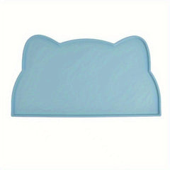 Cat Head Dog Feeding Mat Non Slip Waterproof Pet Food Mat