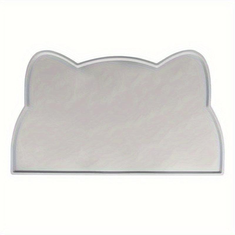 Cat Head Dog Feeding Mat Non Slip Waterproof Pet Food Mat