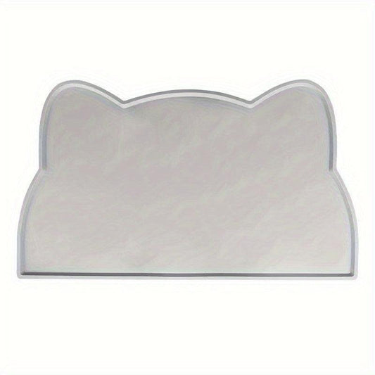 Cat Head Dog Feeding Mat Non Slip Waterproof Pet Food Mat