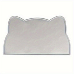 Cat Head Dog Feeding Mat Non Slip Waterproof Pet Food Mat