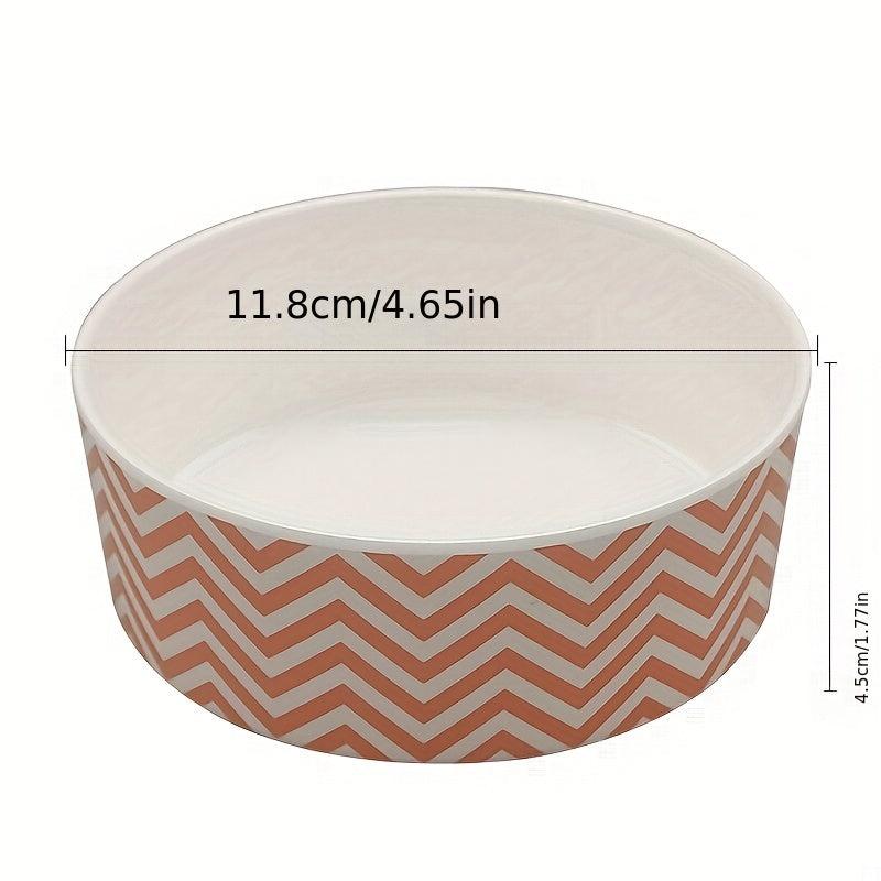Cartoon Pattern Cat Bowl Plastic Cat Food Utensils With Non slip Bottom