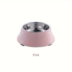 Stainless Steel Dog Feeder Bowl with Non-Slip Stand