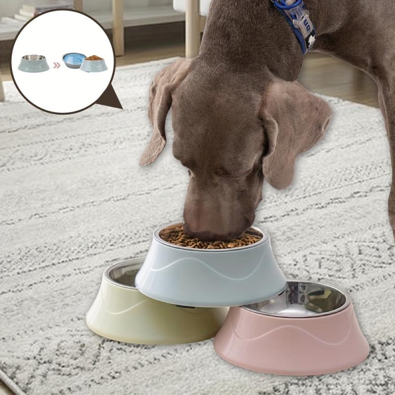Stainless Steel Dog Feeder Bowl with Non-Slip Stand