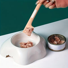 Multifunctional Pet Food Canned Spoon Long Handled Pet Tableware