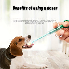 Pet Feeding Syringe Leakproof Dog Pill Dispenser