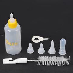 Pet Nursing Feeder Bottle Kits - Kitten Puppy Milk Feeding Bottle Set
