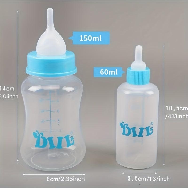 Pet Nursing Feeder Bottle Kits - Kitten Puppy Milk Feeding Bottle Set