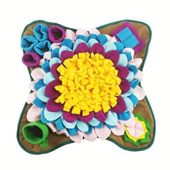 Flower Style Pet Snuffle Mat for Dogs Slow Feeding Mat