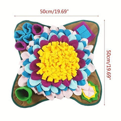 Flower Style Pet Snuffle Mat for Dogs Slow Feeding Mat