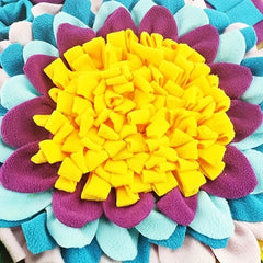 Flower Style Pet Snuffle Mat for Dogs Slow Feeding Mat