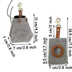 Portable Dog Poop Bag Dispenser with Clip