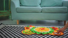 Dog Snuffle Pad Bone Shape Pet Puzzle Toy Slow Food Feeding Mat