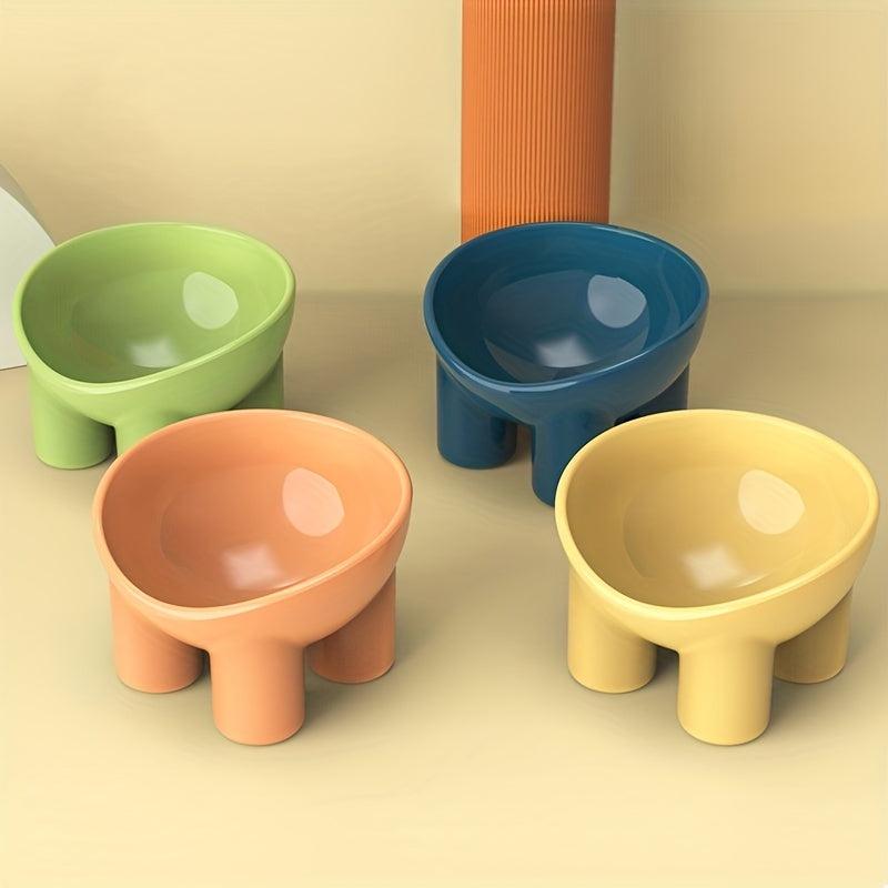 Elevated Cat Food And Water Bowl Neck Protector