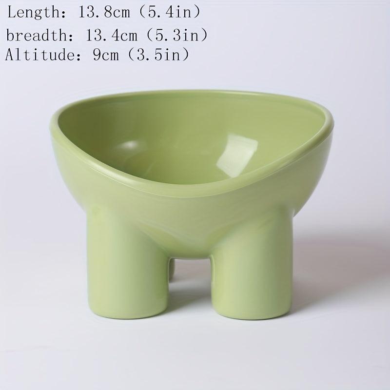 Elevated Cat Food And Water Bowl Neck Protector