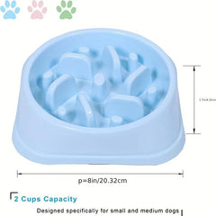 Slow Feeder Dog Bowl Anti Choking Puzzle Food Bowl Non-slip Basin