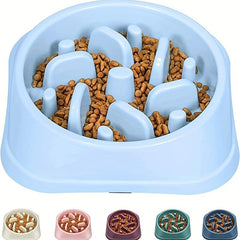 Slow Feeder Dog Bowl Anti Choking Puzzle Food Bowl Non-slip Basin