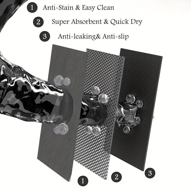 Pet Feeding Mat Absorbent Quick Dry No Spill Dog Food Mat