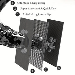 Pet Feeding Mat Absorbent Quick Dry No Spill Dog Food Mat