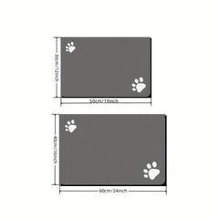 Pet Feeding Mat Absorbent Quick Dry No Spill Dog Food Mat