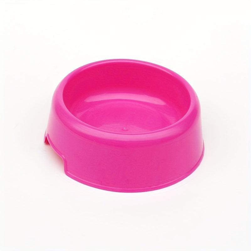 Solid Plastic Cat Bowl Food Water Container Pet Supplies