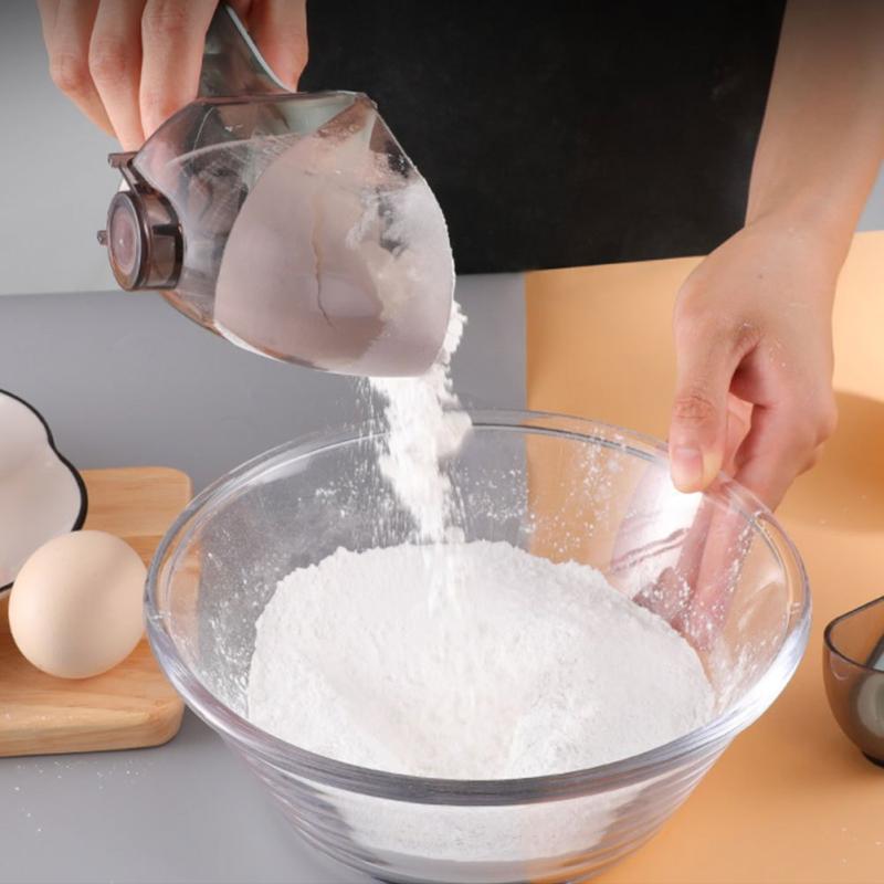 Adjustable Pet Food Spoon with Scales - Plastic Measuring Device