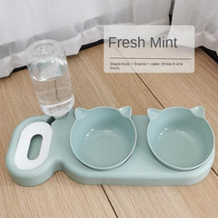 Automatic Dog Water Dispenser with 3 Anti Spill Bowls