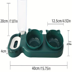 Automatic Dog Water Dispenser with 3 Anti Spill Bowls