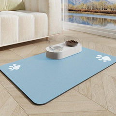 Pet Feeding Mat For Cats Dogs High Absorbent Quick Dry Dog Food Mat