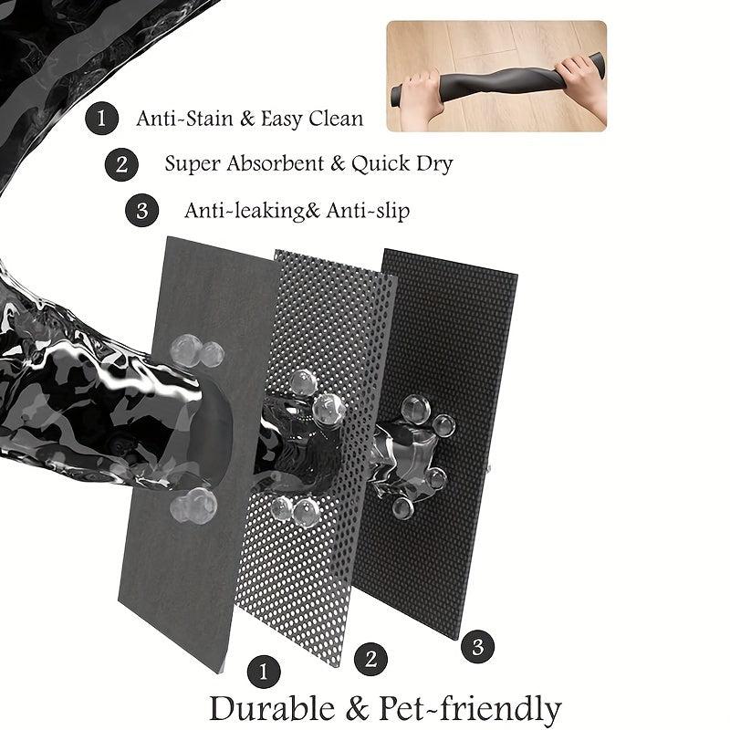 Pet Feeding Mat For Cats Dogs High Absorbent Quick Dry Dog Food Mat